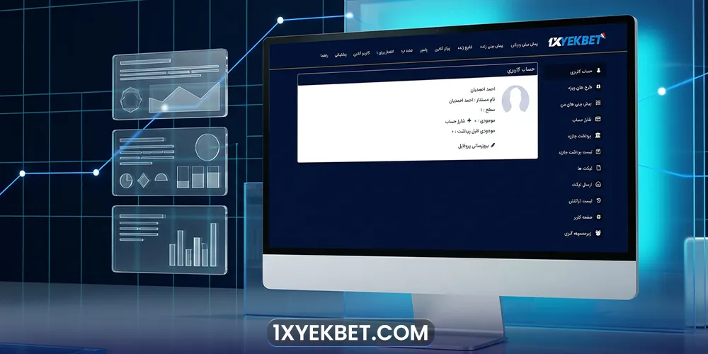 داشبورد و امکانات سایت وان ایکس یک